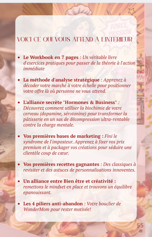 BAKE YOUR FREEDOM : Maman entrepreneures - De la passion au projet
